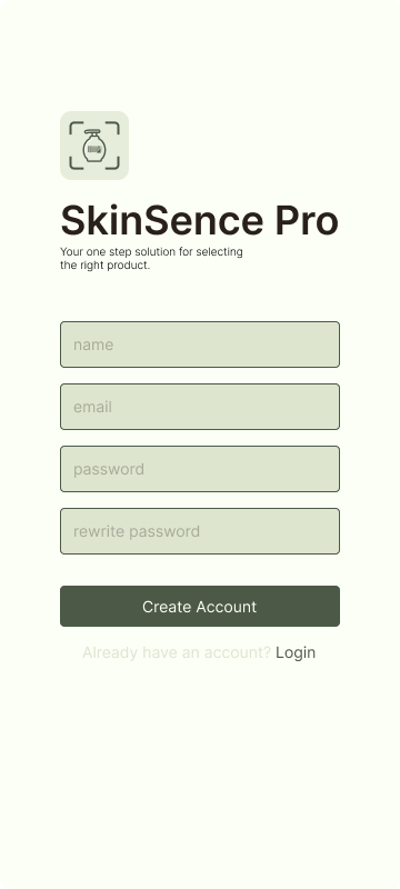 Signup Screen
